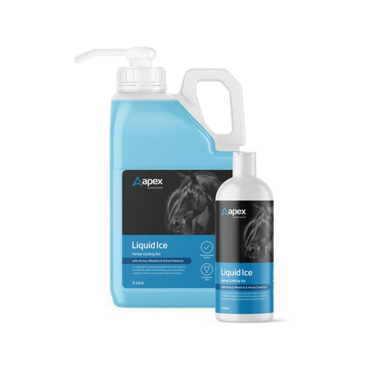 Apex Liquid Ice 1L horse leg care product