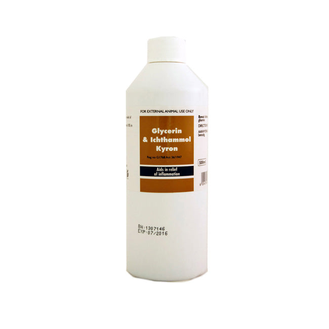 Glycerin & Ichtammol 2.5L equine veterinary care product