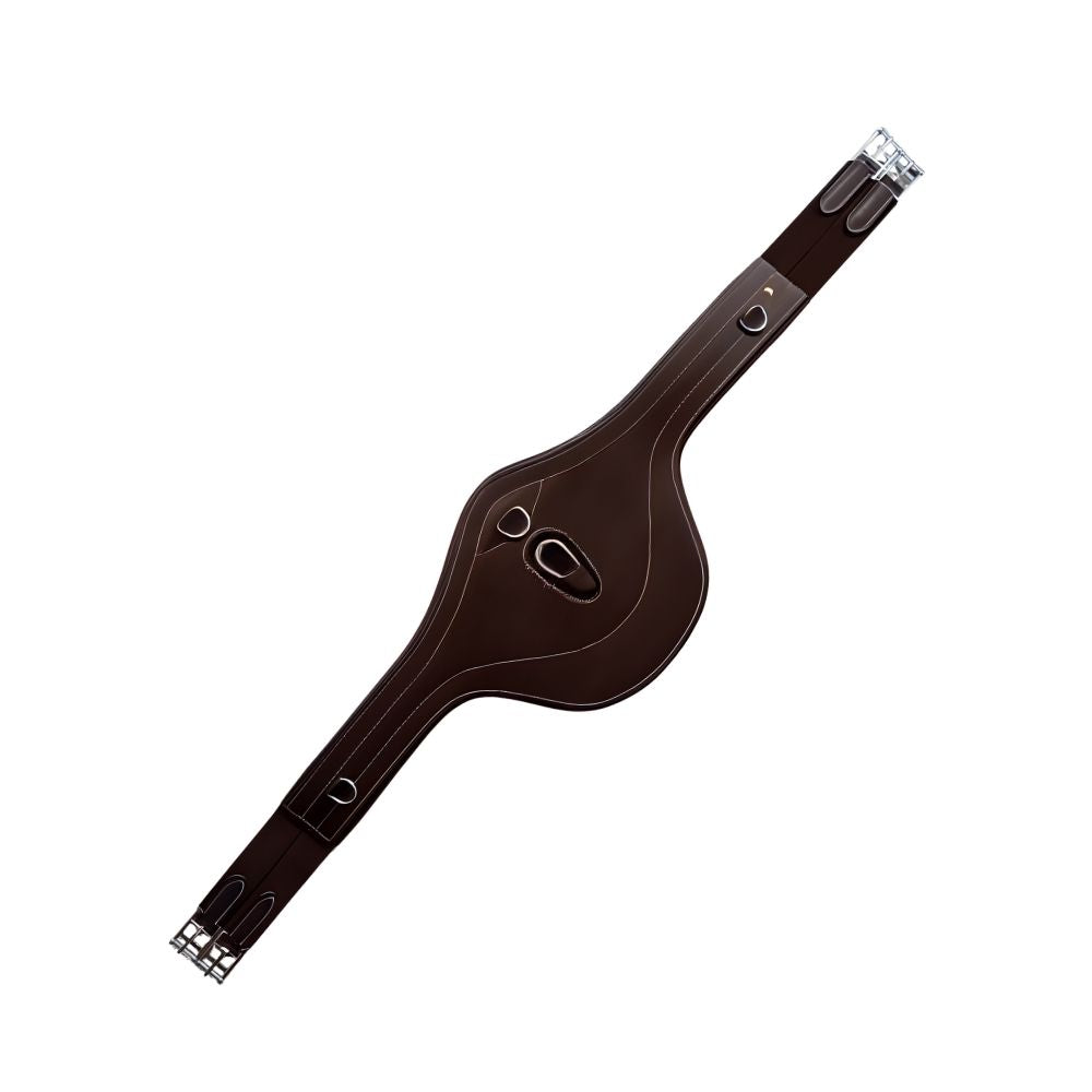 Grandeur Stud Girth Brown
