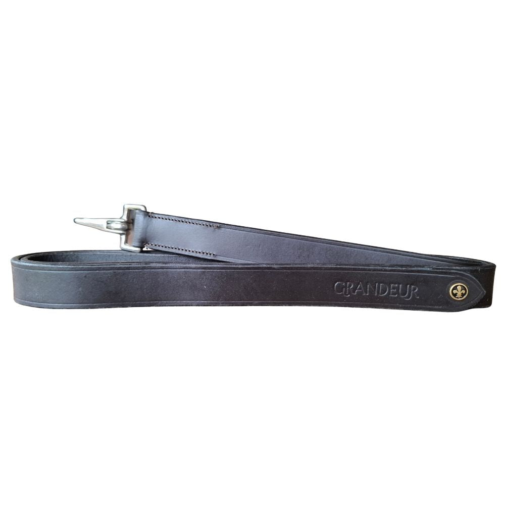 Grandeur Leather Lead Brown leather horse lead