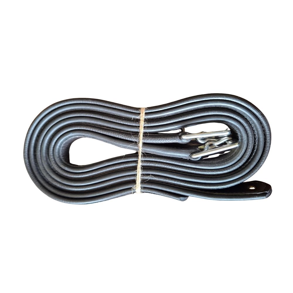 Grandeur Nonstretch Stirrup Leathers Brown Junior stirrup leathers